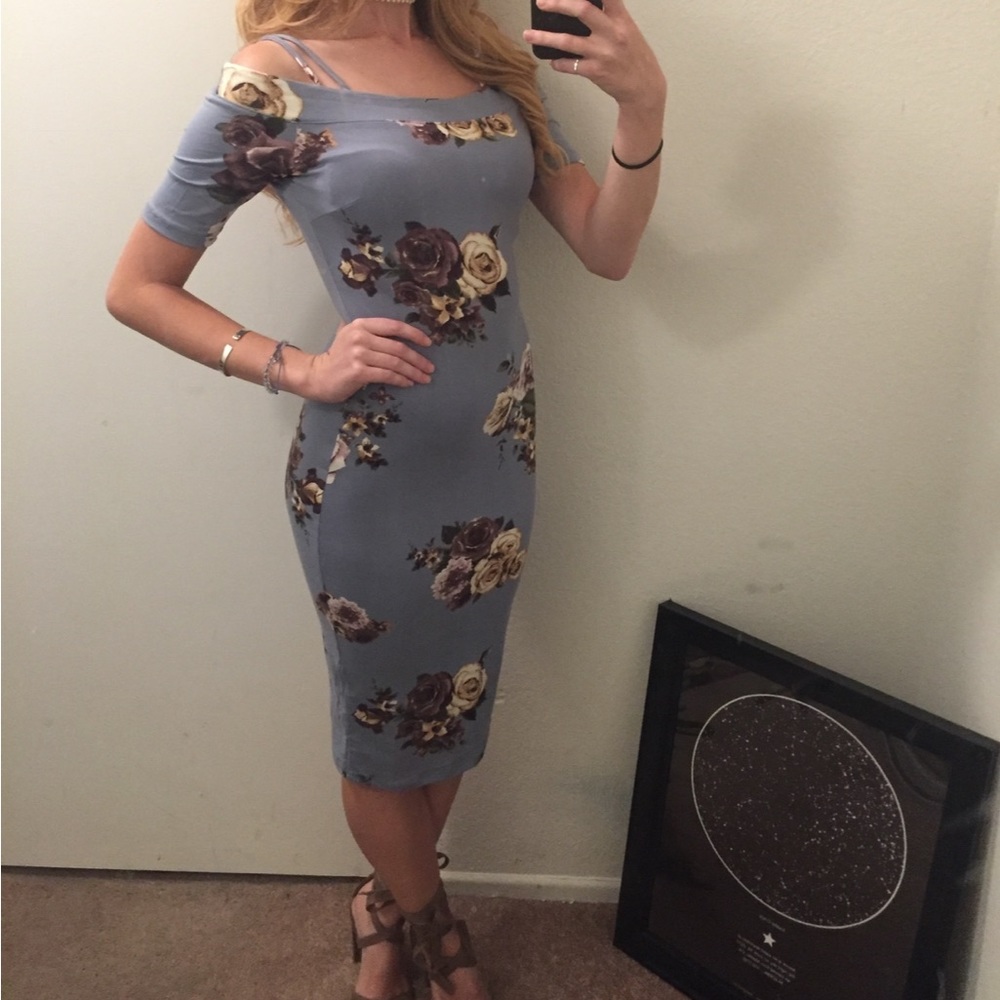 Fall Off The Shoulder Dress